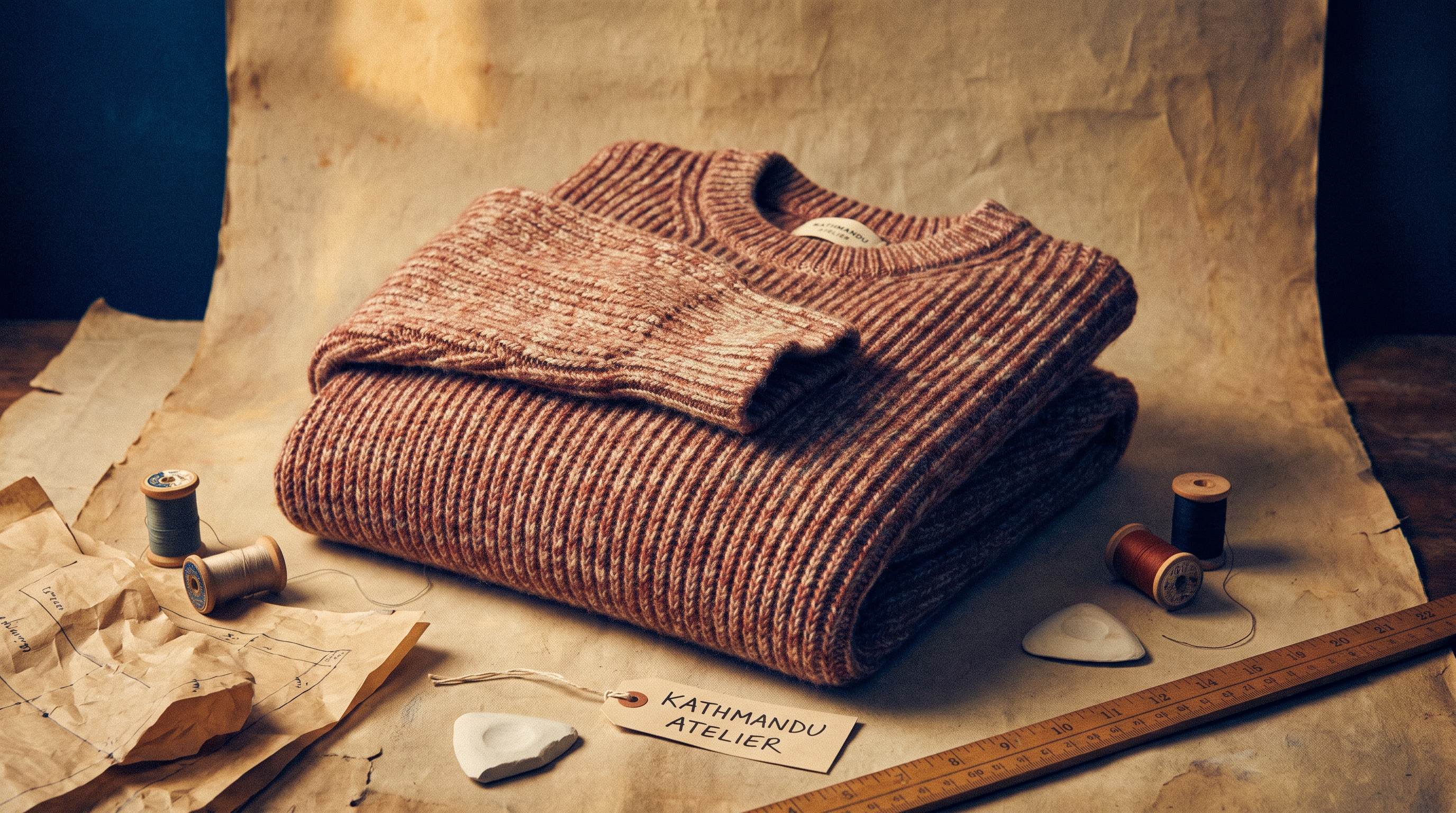 Knitwear product shot